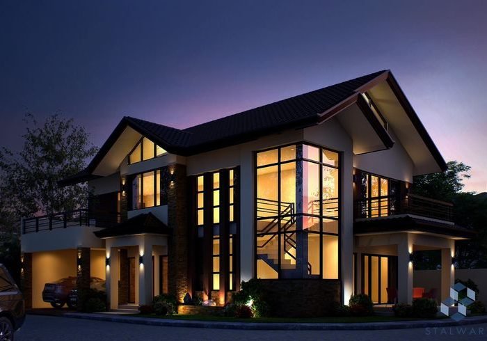 House Sanur Night Scene